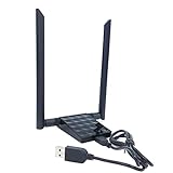 Wireless Wifi Adapter 2.4GHz 5GHz Dual Band Network Dongle USB Antenna Stick Wireless Router