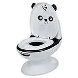 Bebe Confort Töpfchen für Kinder, Mini-Toilette für Kinder mit 18 Monaten, mit Spülgeräuschen, abnehmbar, leicht zu reinigen, Panda-Design