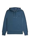Fred Perry M2643 Herren Kapuzen-Sweatshirt mit Kapuze, Mitternachtsblau, Größe M, midnight blue, M