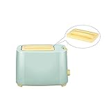 SMEJS Toaster Multifunktions-Haushalt Kleines Frühstück Maschine Mini Automatik 7-Gang-Backen-Color Edelstahl-Karten-Slot mit Staubschutz