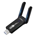 USB WLAN Adapter - EAAERR 1200Mbps USB 3.0 WiFi Stick Dual Band 2.4GHz / 5GHz Wireless USB Adapter Empfänger 802.11ac/n/g/b Netzwerk Dongles, für Desktop PC Laptop, für Windows XP/7/8.1/10