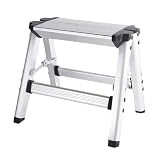 Multifunktionaler Klappleiter aus Aluminium, verbesserte rutschfeste Trittflächen, leichte Leiter für Zuhause und Kü