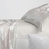 Burrito Blanco Bettwäsche-Set für Betten mit 90 cm Breite (+ verfügbare Größen), Polyester, 50% Baumwolle, 50% Baumwolle, Design 137, Sandfarben (90 x 190/200 cm)
