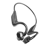 GALPADA Knochenleitungskopfhörer Kopfhörer drahtlos drahtlose Ohrhörer Kopfhörer Sport Ohrstöpsel gehörschutzstöpsel kabellose Sport-Headsets Ohrhörer der Knochenleitung Abs Schw