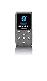 Lenco Xemio-861 - Bluetooth MP3 Player - 8GB Micro-SD Karte - Bluetooth - FM-Radio - Sprachmemo Funktion - 1,8“ TFT Display - E-book Funktion - bis zu 64GB Speicherplatz - Grau, A003234