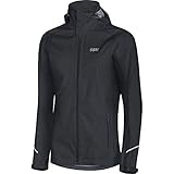 GORE WEAR R3 Damen Kapuzen-Jacke GORE-TEX Active, 36, Schwarz