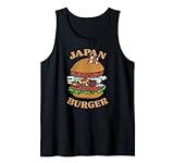 Burger Kawaii Anime Japanisches Hamburger Sushi Fuji Shinkansen Tank Top