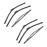 Auto SCHEIBENWISCHER Für Vauxhall Für Opel Corsa C 2000 2001 2002 2003 2004 2005 2006 Auto Windschutzscheibe Windschutz Vorne Hinten Wischer Klinge Gummi Zubehör(6 PCS)