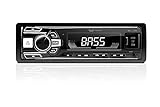 VORDON Autoradio mit Bluetooth-Freisprecheinrichtung, 1 Din MP3/FM-Player mit SD/AUX/2USB und Fernbedienung, 4x60W Verstärker - schwarz