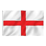 goodjinHH01 England Flagge 150x90 cm,England Fahne,Flagge,Fanartikel,England National Flagmit Metall-Ösen, England-Fahnen (3pcs, 150x90cm)