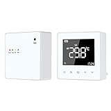Smart Thermostat 3A Digitaler Temperaturregler Zentrale & Empfänger für Gaskesselheizung Thermischer Stellantrieb Motorisiertes Ventil Wöchentliche Zirkulation Programmierbare Thermostate mit