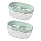 Cabilock 2 Sätze Eiweißabscheider Ei-gadgets Eigelb Eiweißsieb Eiweiß-extraktor Eiweiß Aufbewahrung Die Köchin Einkoch Egg Yolk Separator Eierteiler Eierfilter Eiersieb Pp Green 2 Stück * 2