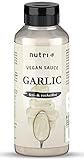 Garlic SAUCE ohne Zucker & Fett - nur 2 Kalorien pro Portion Knoblauchsauce Zero - vegan + light - Low Calorie + zero sugar Knoblauch-Soße - Grillsauce Zuckerfrei und fettfrei
