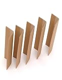 Generisch Pack of 5 Adjustable Cardboard Corner Protector Package Frame Protectors L Shaped Thick 3mm for Art Packing Shipping
