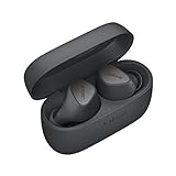 Jabra Elite 3 In Ear Bluetooth Earbuds - True Wireless Kopfhörer mit Geräuschisolierung und 4 integrierten Mikrofonen - klare Anrufe, kraftvoller Bass, anpassbarer Sound und Mono-Modus - dunkelgrau
