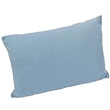 10T Deluxe Pillow Blau 40x30x10 cm Fleece Kissen Reisekissen Kopfkissen Nackenkissen mit Packsack