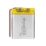ndegdgswg Polymer Batterie, 3.7V 1500MAH Lithiumpolymer 103443 für Game Machine MP3 MP4 MP5 GPS Navigator Rechargeable Batterie 4Pcs