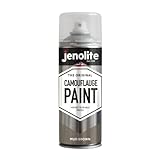 JENOLITE Army Mud Brown Camouflage Farbe, 400 ml (RAL 8027), ideal für Modellbau, Paintball, Airsoft, Militärfahrzeuge