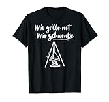 Saarländer Schwenker Geschenk Männer Grillen Saarländisch T-Shirt