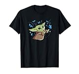 Star Wars The Mandalorian The Child with Blue Butterflies T-Shirt