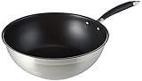 Amazon Basics Wok-Pfanne, 28 cm, Schw