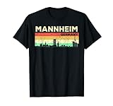 Mein Mannheim Skyline Deutschland Heimat Stadt Souvenir T-Shirt
