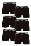 Kappa VINESTA Retro Pants 6er Pack Enge Boxer-Shorts für Männer, 19-4006 Caviar, XXL