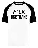FCK Urethane Unisex Herren Frau Baseball T-Shirt Weiß Kurze Ärmel Unisex Baseball T-Shirt