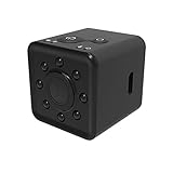 CALISTOUK Mini WIFI Kamera Full HD 1080P Wasserdicht Video Recorder Nachtsicht 155 Grad Weitwinkel Aufnahme Micro Camcorder Schwarz