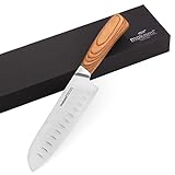 makami Kona II Santoku Messer mit Griff aus Pakkawood - scharfes asiatisches Koch- und Küchenmesser