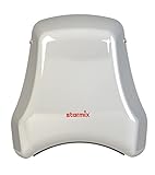 Starmix Händetrockner T-C1 M w, effektiver und hygienischer Handtrockner für schnelles Trocknen der Hände (1550 W, Weiß)