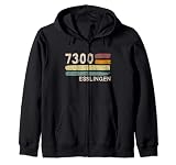 7300 Esslingen Retro Postleitzahlen Alte PLZ Vintage Kapuzenjack