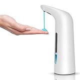 Gaddrt Seifenspender Automatisch Elektrischer Seifenspender mit Sensor Touchless Hands Free Automatischer Seifenspender Flüssige Handwäsche Badezimmer Küche