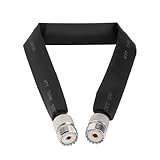 YINETTECH 1 Stück UHF CB-Koaxialkabel Buchse auf Buchse Koaxialkabel für GSM-System GPS-Navigationssystem Drahtlose Kommunikation 30 Cm/12 Zoll 50 O