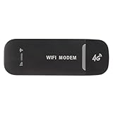 VBESTLIFE 4G-WLAN-Modem, Tragbares Mobiles 4G-LTE-USB-WLAN mit SIM-Kartensteckplatz, SIM-WLAN-Dongle-Unterstützung für 10 Benutzer, 4G-LTE-FDD B1 B3 B5