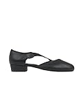 RUMPF Griechische Sandale Damen Tanzschuhe Dance Sneaker Charakterschuhe, Schwarz, 34 EU