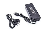 vhbw 220V Netzteil Ladegerät Ladekabel 130W (12V/10.83A) kompatibel mit Microsoft Xbox 360 Slim Ersatz für DE-X360-3206