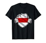 Weissrussland Flagge Weiss Rot Weiss Fahne Free Belarus T-Shirt