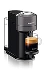 De'Longhi Nespresso Vertuo Next ENV 120.GY Kapselmaschine, 1500 Watt,1.1 Liter, 42.9 x 14.2 x 31.9 cm, grau
