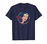Wonder Woman 75 Starburst Portrait T Shirt
