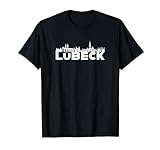 Lübeck Schleswig-Holstein Skyline Silhouette T-Shirt