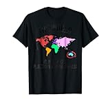 Die Welt ist eine Katze, die mit Australien spielt T-Shirt