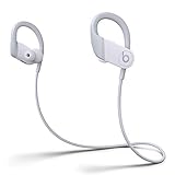 Powerbeats Wireless High-Performance In-Ear Kopfhörer - Apple H1 Chip, Bluetooth der Klasse 1, 15 Stunden Wiedergabe, Schweißbeständige In-Ear Kopfhörer - Weiß (Neuestes Modell)
