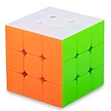 SISYS Zauberwürfel 3x3x3 Speed Cube, 3x3 Magic Puzzle Cube Würfel Aufkleberlos Speedcube 3D Puzzle Spiele für Kinder Erwachsene