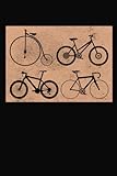 4 Unterschiedliche Fahrräder: Ein tolles Rad Motiv auf dem Notizheft für Fahrradfahrer oder Radsportler die gern mit dem Fahrrad unterwegs sind, Das ... für die Radtour oder Fahrradtour in der Natur