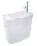 Wirquin 50720090 Iseo Spülkasten mit niedrigem Handwaschbecken
