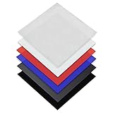 Acrylglas - glänzend oder matt - farbige Acrylglasplatte - Plexiglas für vielfältige Anwendungen- wetterbeständige Oberfläche & geringes Eigengewicht (Weiß glänzend, 50 x 50 cm)