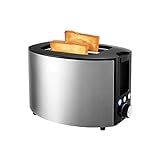 Toaster Toaster, Frühstück kleine Toastheizung Brot Sandwich Edelstahl Toaster Farbe: Silber Toaster
