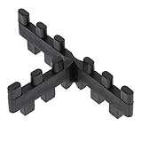 PRODIAMANT Fugenkreuze T-Stücke stapelbar für Terrassen Platten Breite 4mm Hoehe 20mm 100 Stück zum verlegen am Rand und im Verband