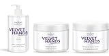 Farmona Velvet Hands - Premium Handpflege-Set: Kremo-Maske, Peeling & Badeperlen - Natürliche Inhaltsstoffe - Intensive Pflege und Schutz